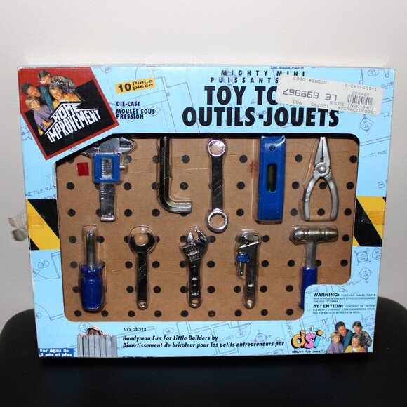 3/$77❤️Home Improvement Mighty Mini Die-Cast TOY TOOLS TV Tool Time Tim Allen - Picture 2 of 7